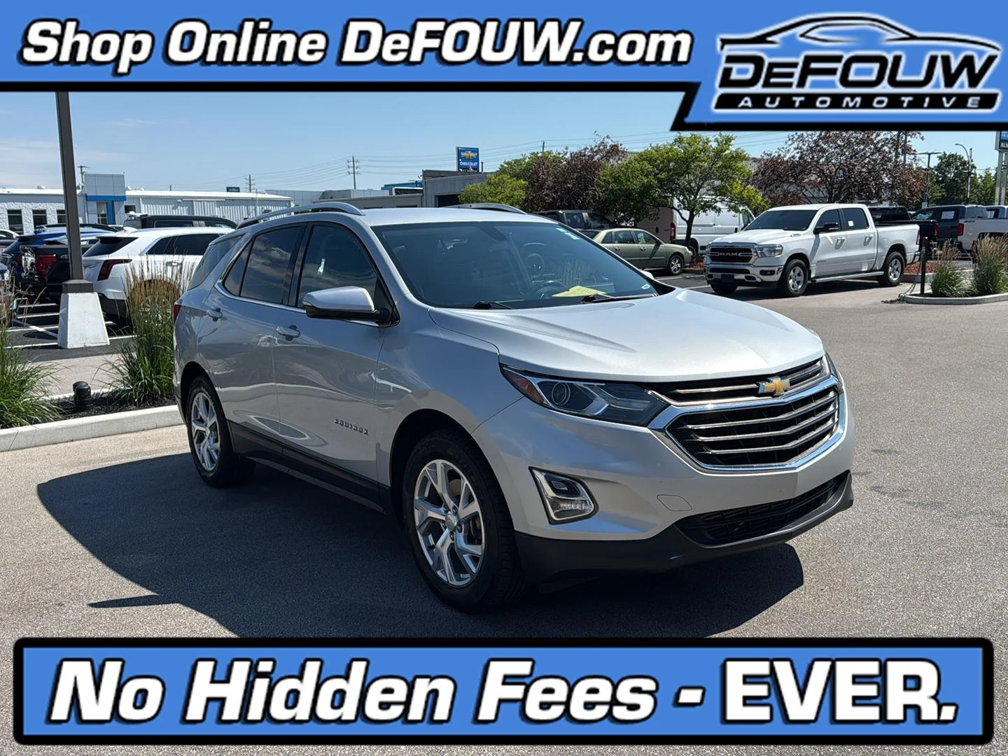 Used 2019 SILVER ICE METALLIC Chevrolet LT image 1