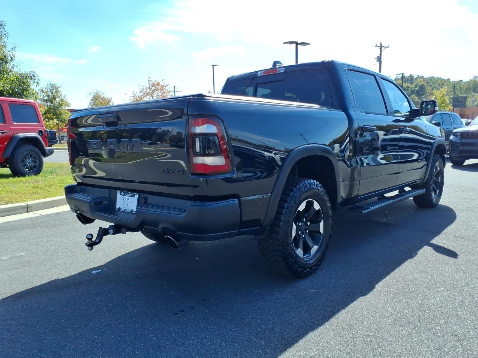 Used 2020 Diamond Black Crystal Pearlcoat Ram Rebel image 2