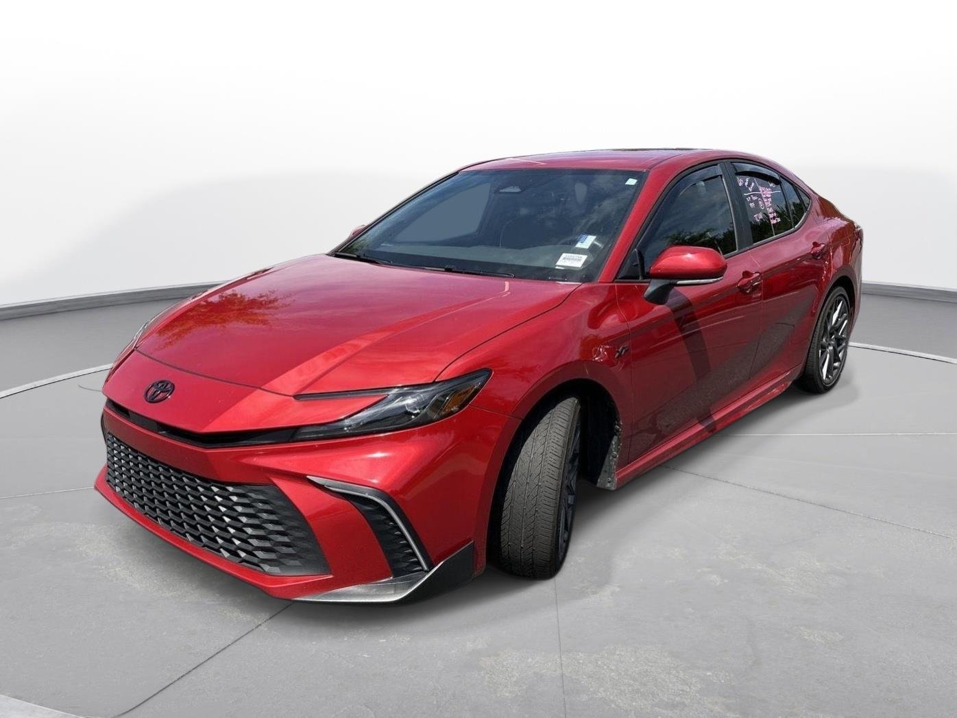 Used 2025 Supersonic Red Toyota SE image 2