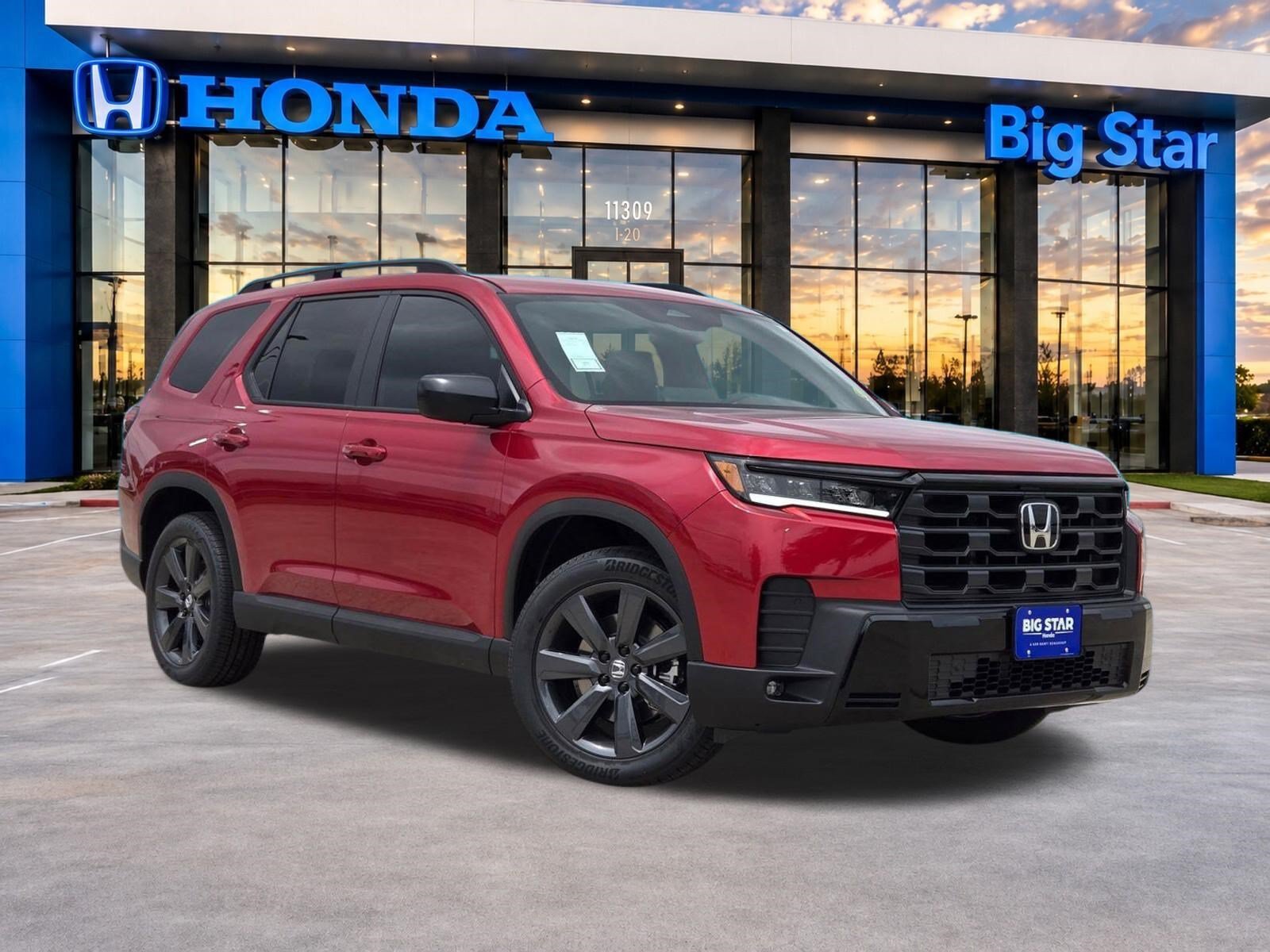 New 2026 Radiant Red Metallic II Honda Sport image 1