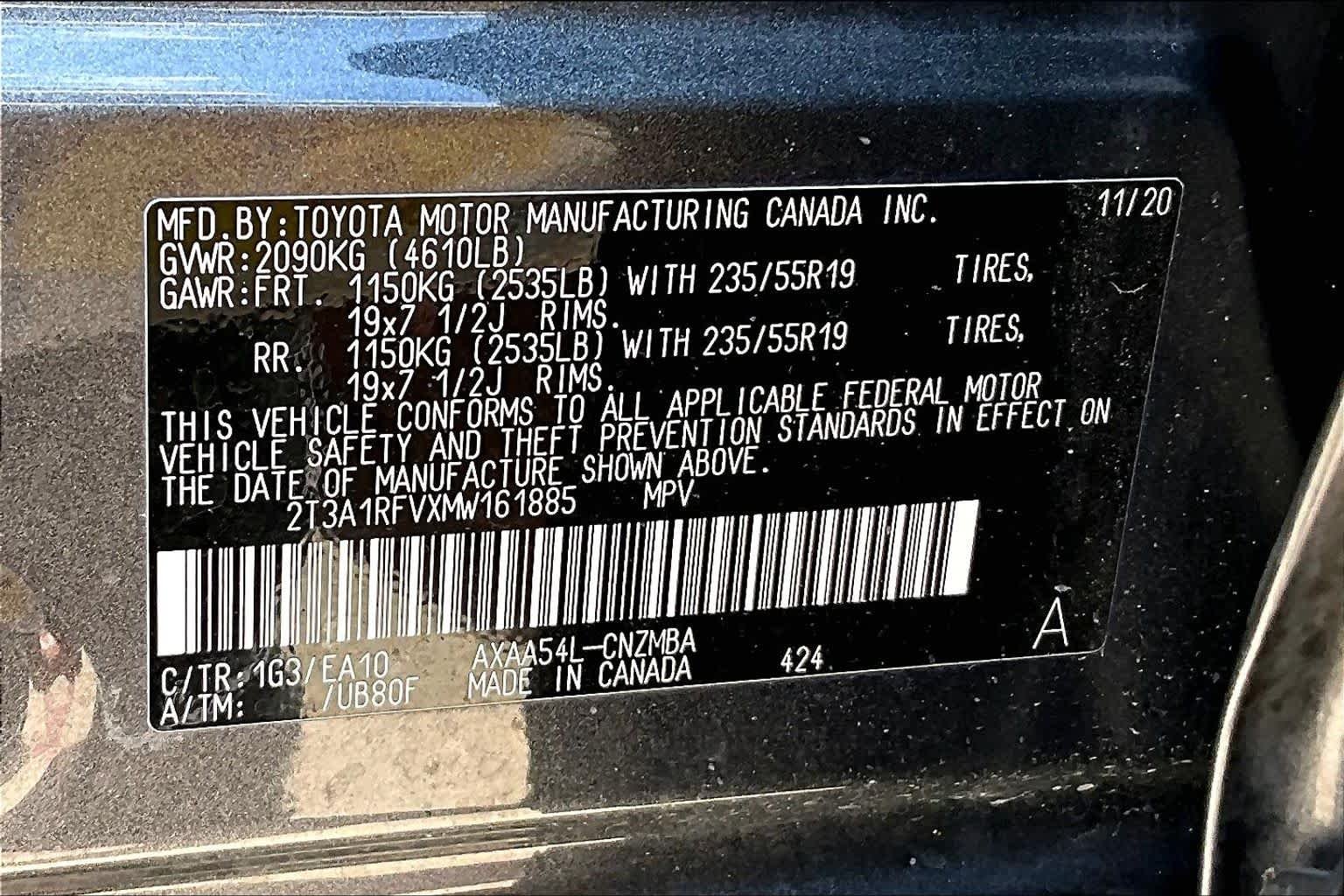 Used 2021 Magnetic Gray Metallic Toyota XLE Premium image 35