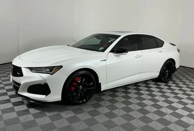 Certified Used 2025 Platinum White Pearl Acura Type S image 3