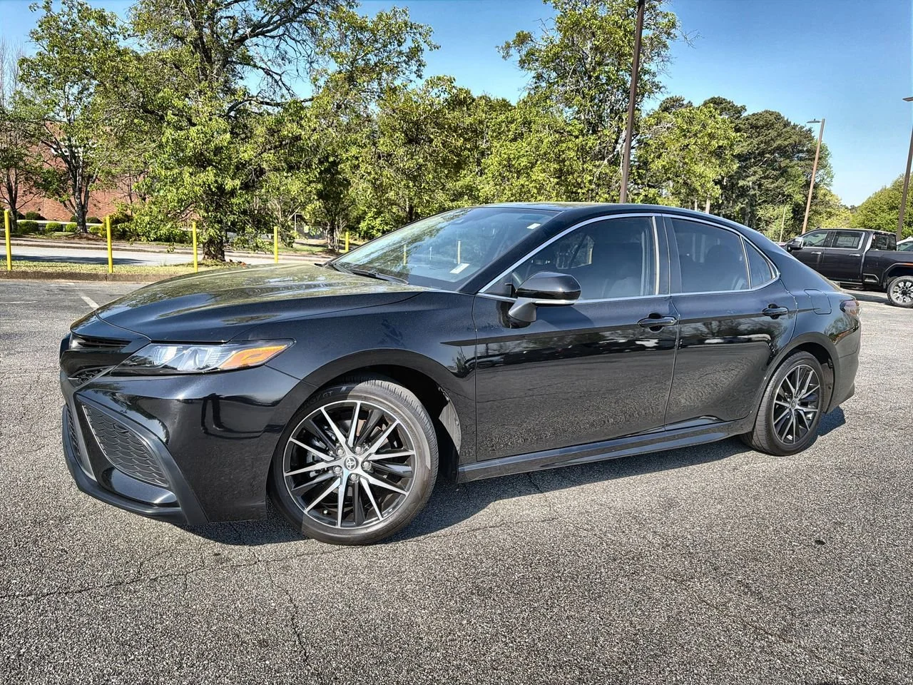 Used 2024 Black Toyota SE image 1