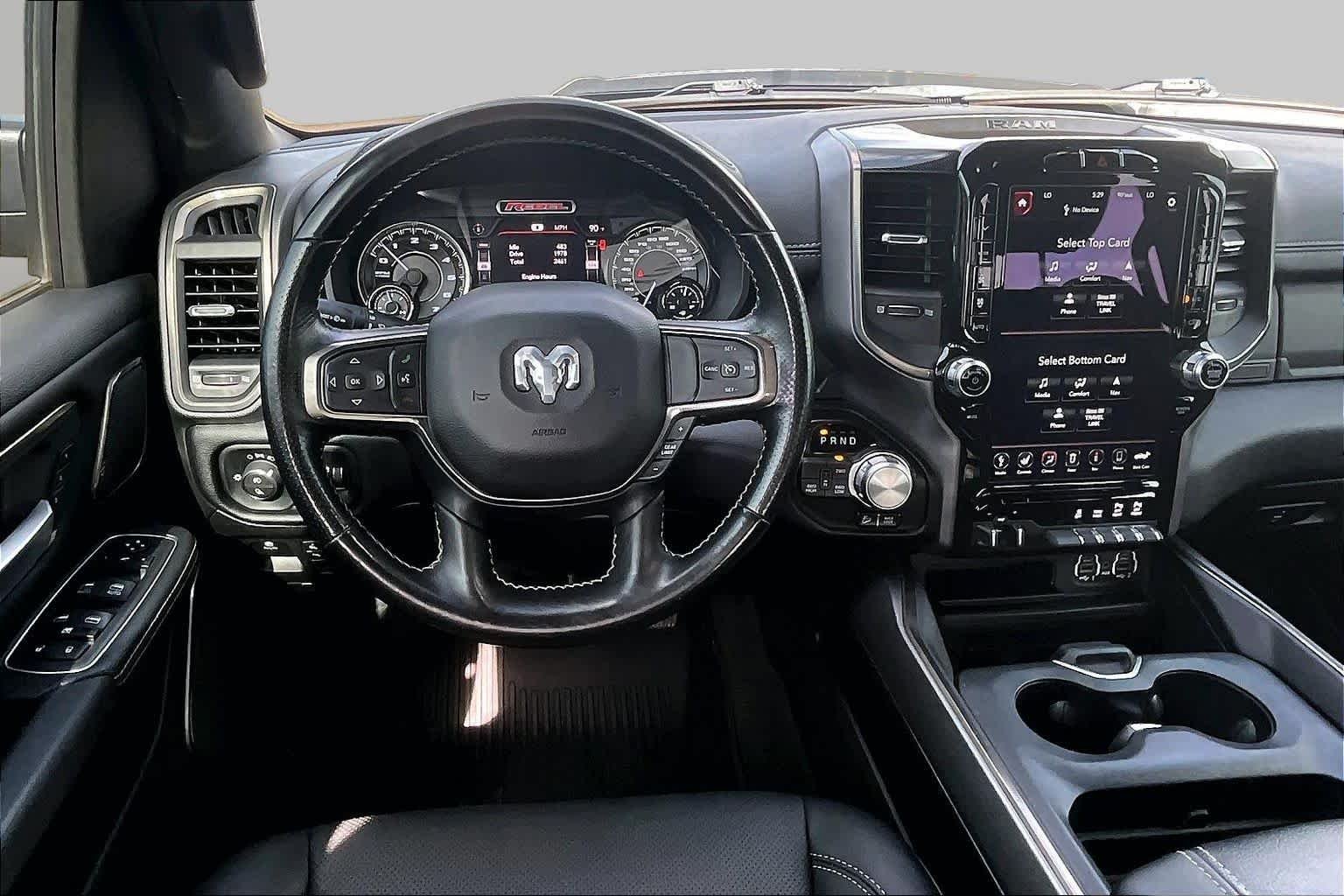 Used 2021 Diamond Black Crystal Pearlcoat Ram Rebel image 8