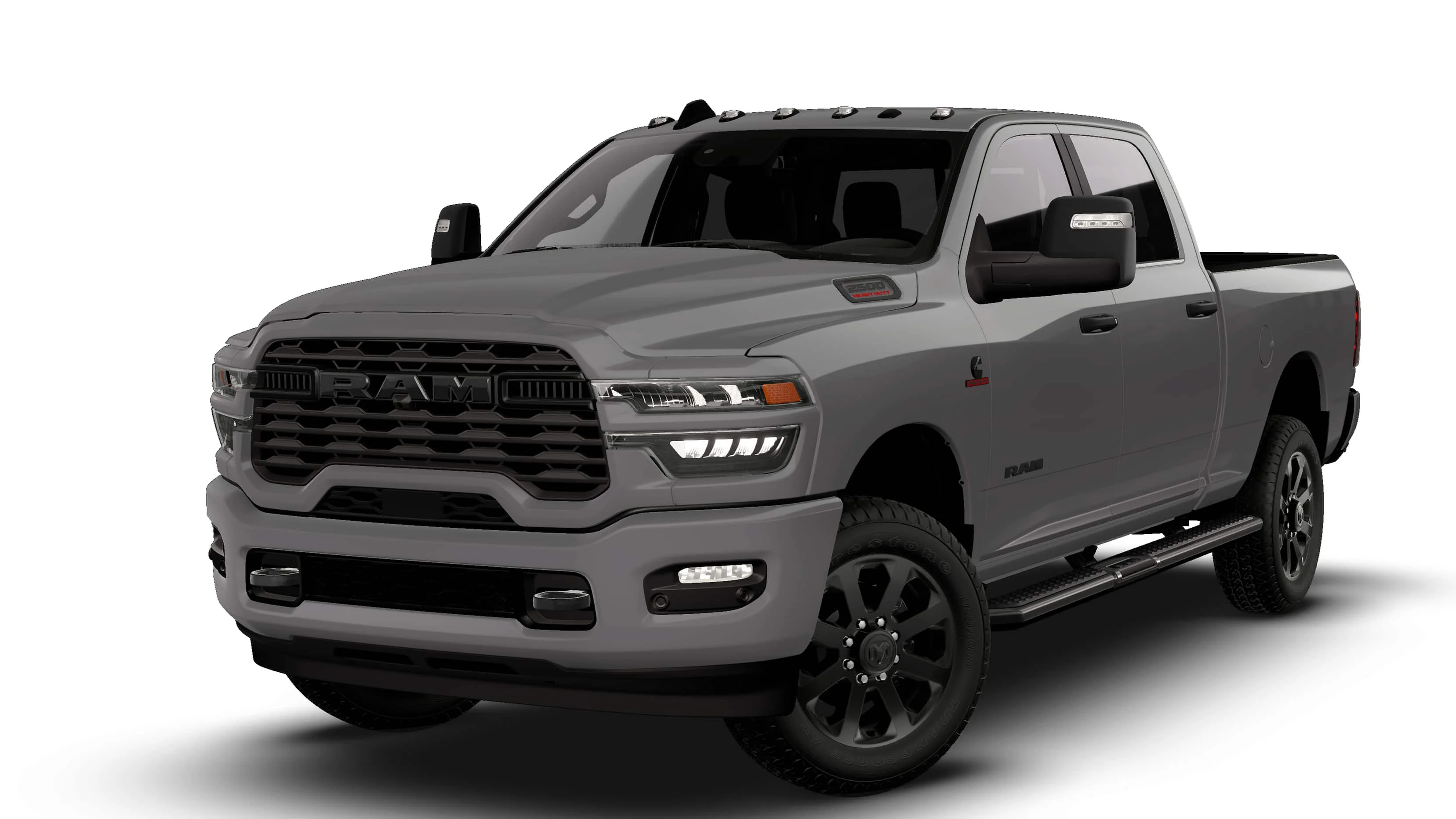 New 2026 Ceramic Gray Clear-Coat Exterior Paint RAM LONE STAR image 1