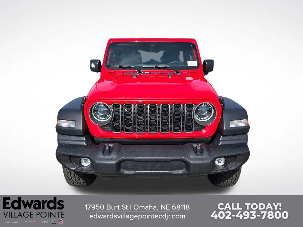 New 2026 Firecracker Red Clear-Coat Exterior Paint Jeep Sport S image 8
