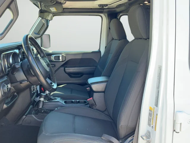 Used 2022 Bright White Clearcoat Jeep Sport image 20
