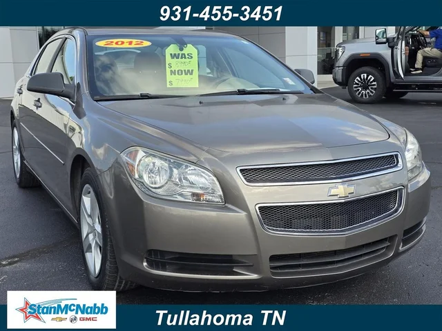 Pre-Owned 2012 Chevrolet Malibu LS w/1LS Front Wheel Drive Sedan