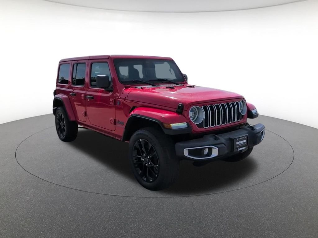 Used 2025 Red Jeep Sahara 4xe image 3