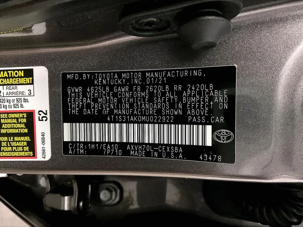 Used 2021 Gray Toyota SE image 39