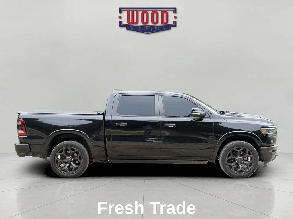 Used 2021 Diamond Black Crystal Pearlcoat Ram Limited image 6