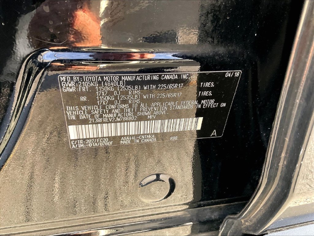 Used 2018 Black Toyota XLE image 31