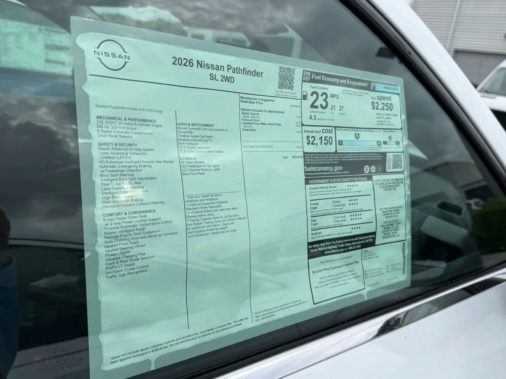 New 2026 Everest White Pearl TriCoat Nissan SL image 9