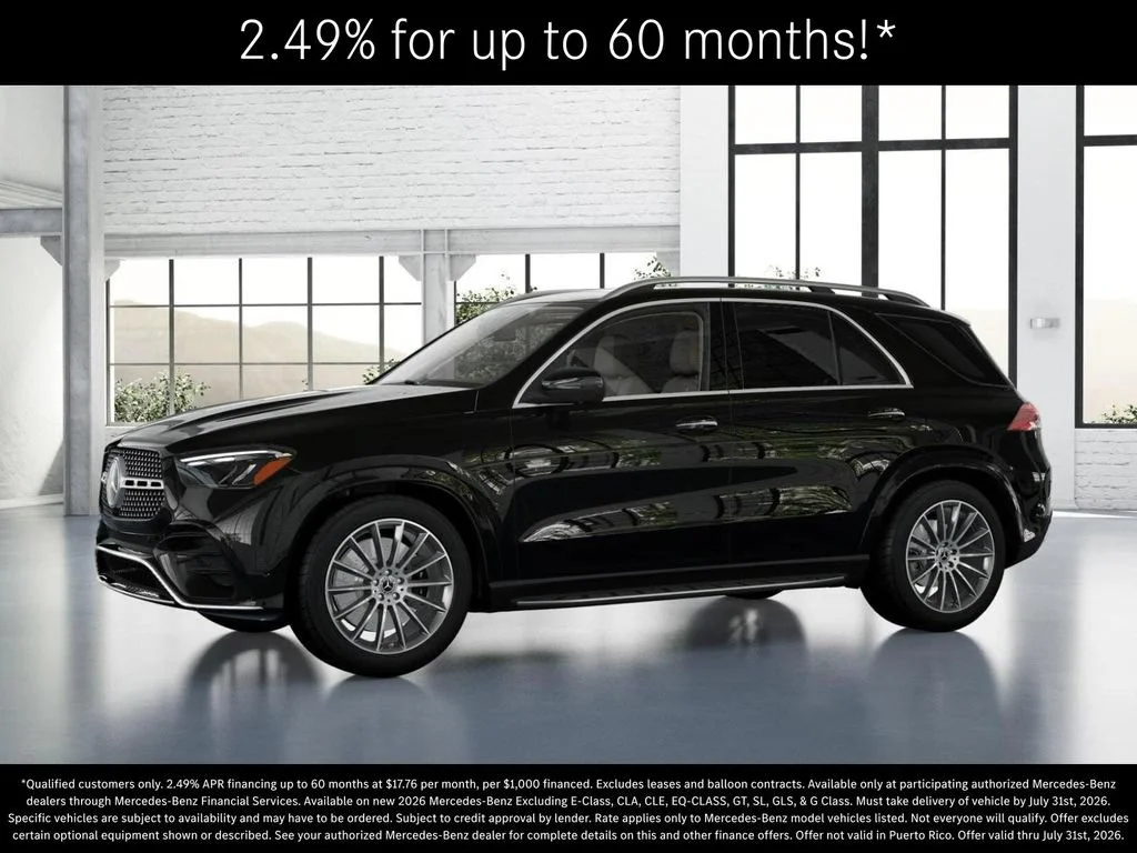 New 2026 Obsidian Black Metallic Mercedes-Benz GLE 450 image 79