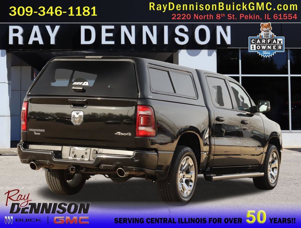 Used 2022 Diamond Black Crystal Pearlcoat Ram Big Horn image 7
