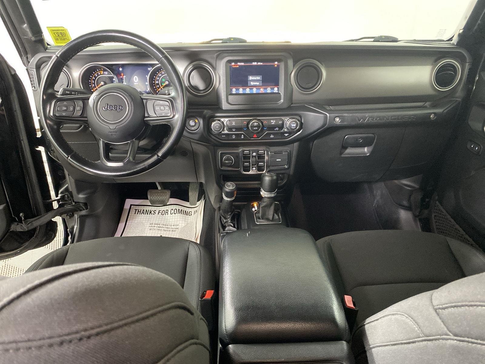 Used 2022 Black Clearcoat Jeep Unlimited Sport S image 25