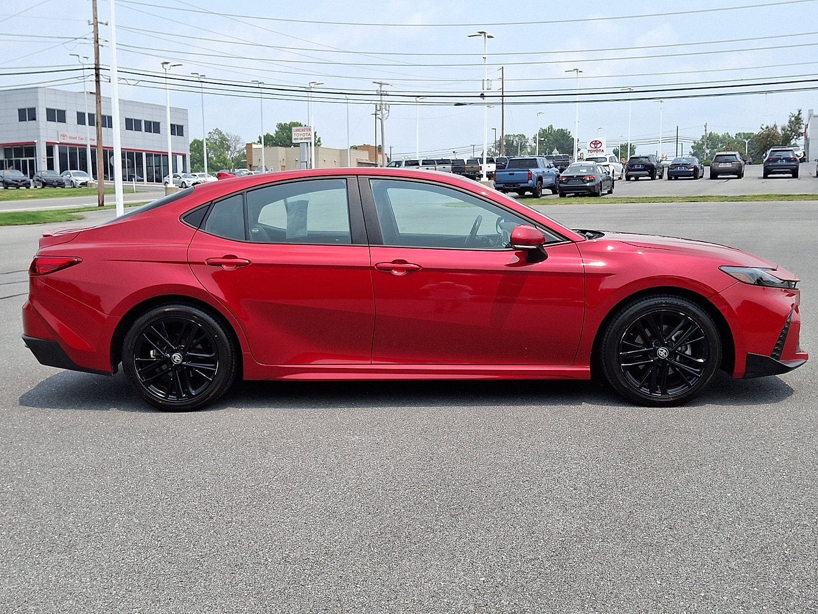 Used 2025 Supersonic Red Toyota SE image 8