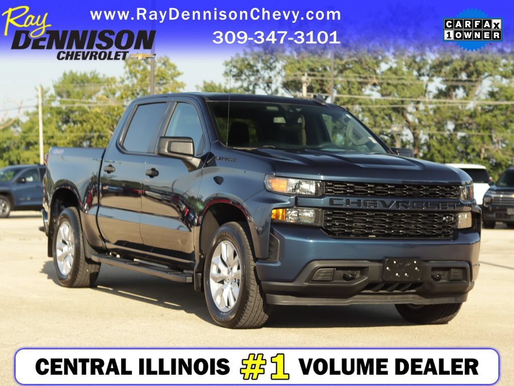 Used 2022 Northsky Blue Metallic Chevrolet Custom image 1