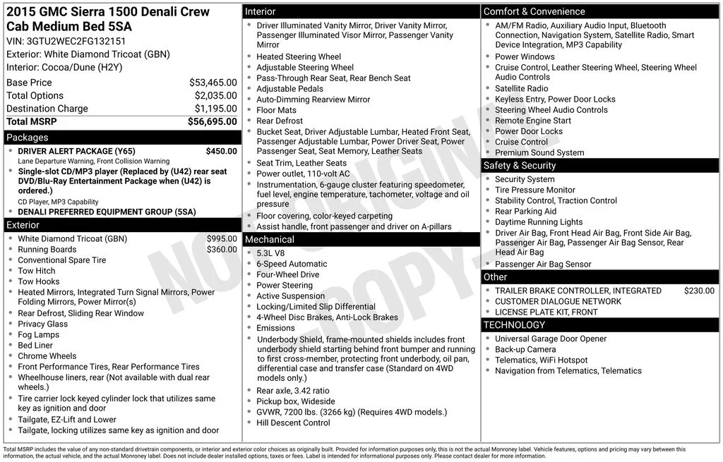 Used 2015 White GMC Denali image 6