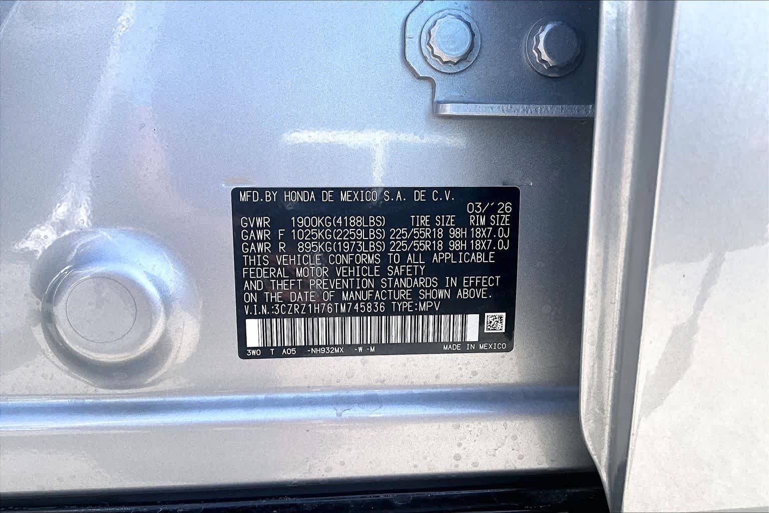 Used 2026 Solar Silver Metallic Honda EX-L image 36