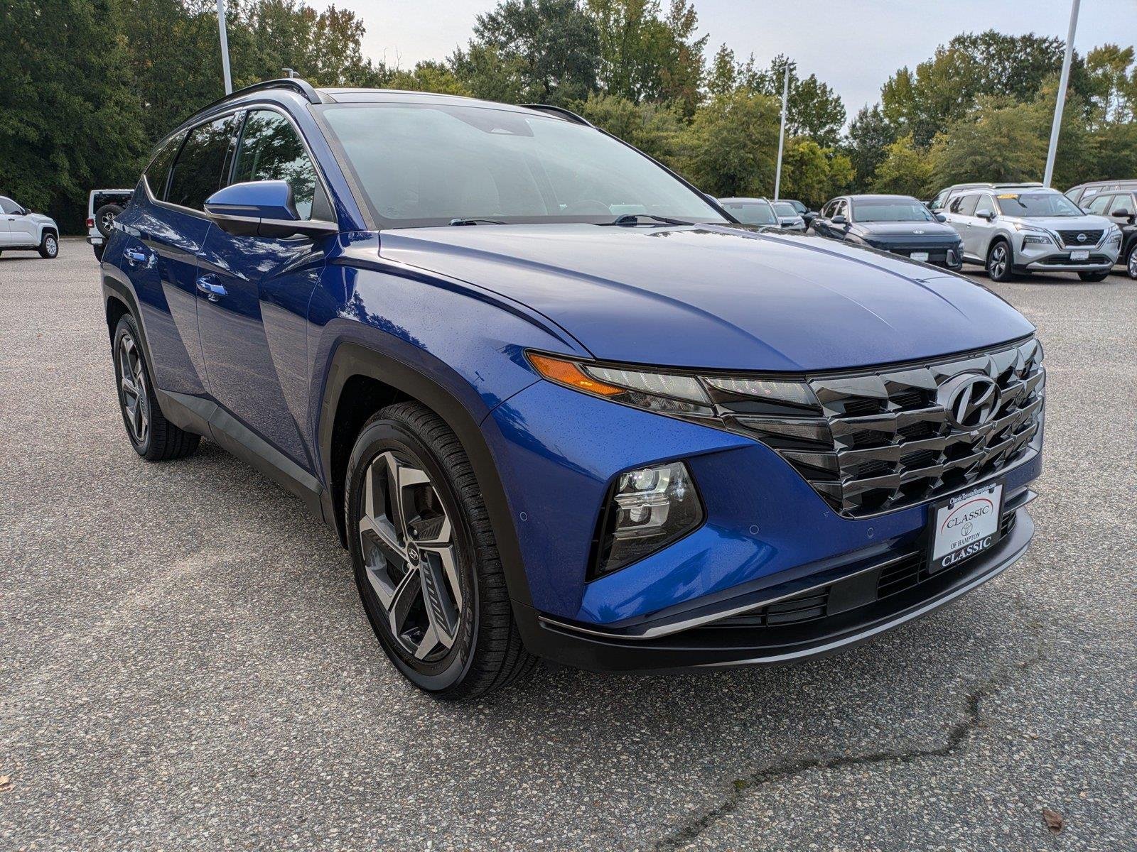 Used 2022 Intense Blue Hyundai Limited image 2