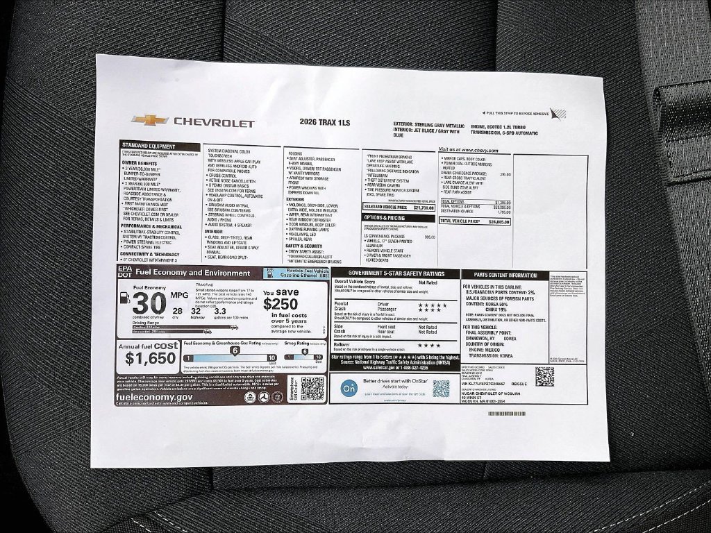 2026 Chevrolet Trax LS - Photo 18