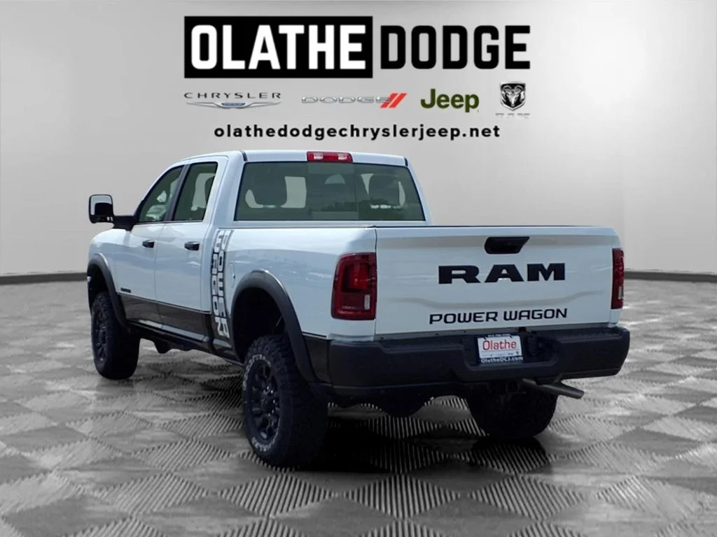 New 2026 Bright White Clear-Coat Exterior Paint RAM Power Wagon image 3