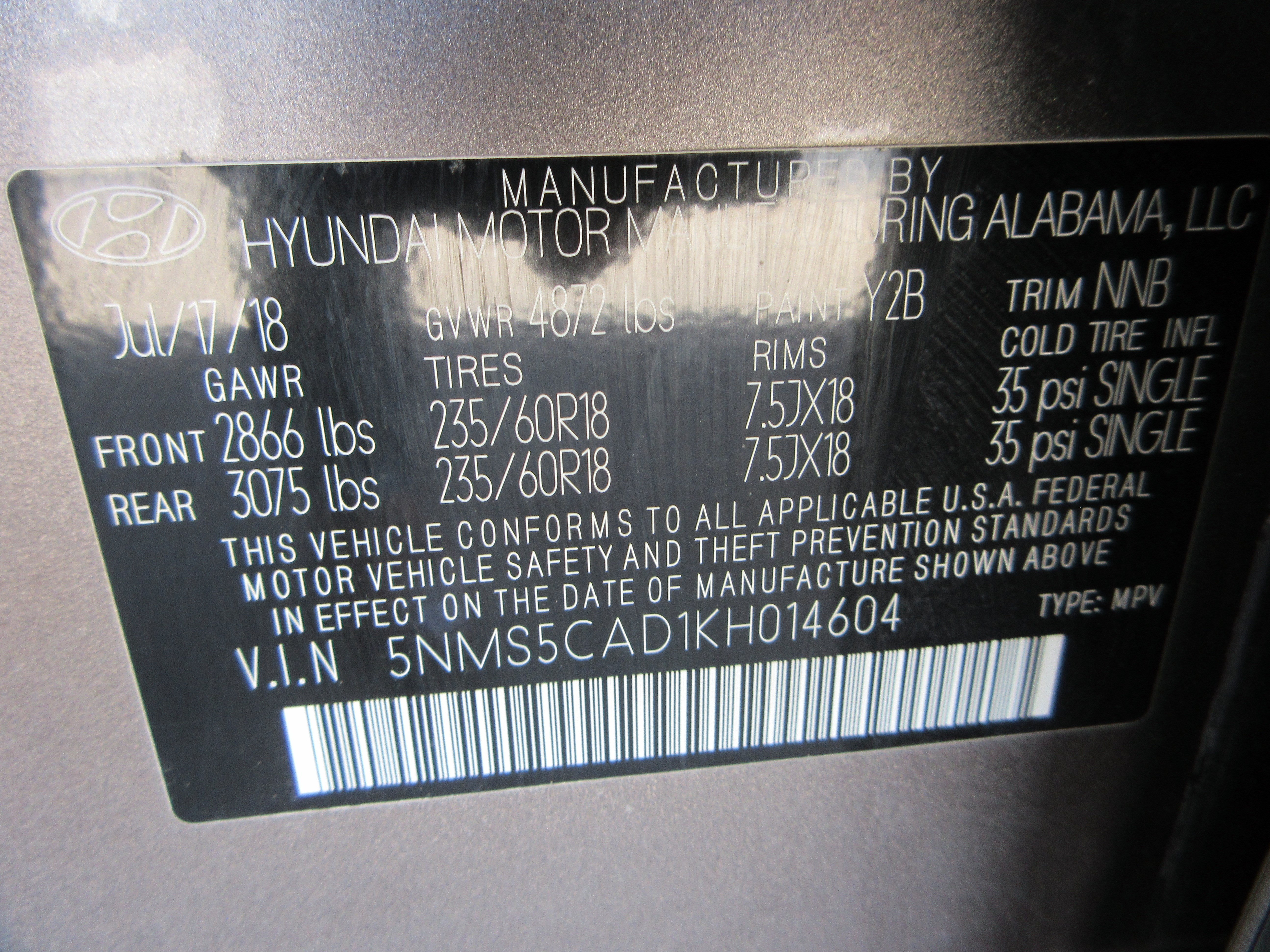 Used 2019 Earthy Bronze Hyundai Limited image 57
