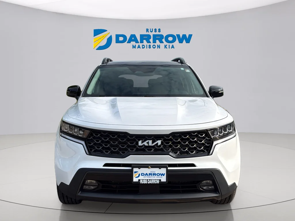 Used 2023 Glacial White Pearl Kia X-Line EX image 8