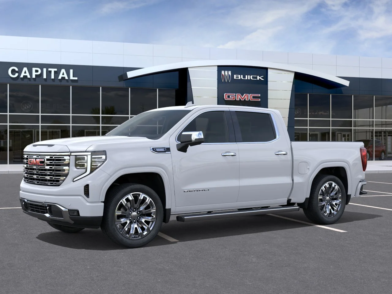 New 2026 GLACIER WHITE TRICOAT GMC Denali image 3