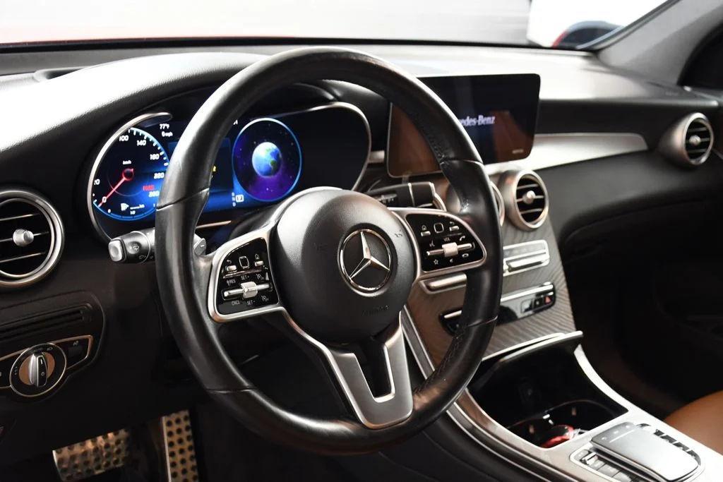 Used 2021 designo Cardinal Red Metallic Mercedes-Benz GLC 300 Coupe image 13