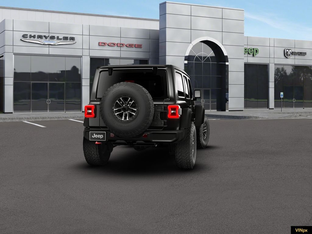 New 2026 Black Clear-Coat Exterior Paint Jeep Rubicon image 4