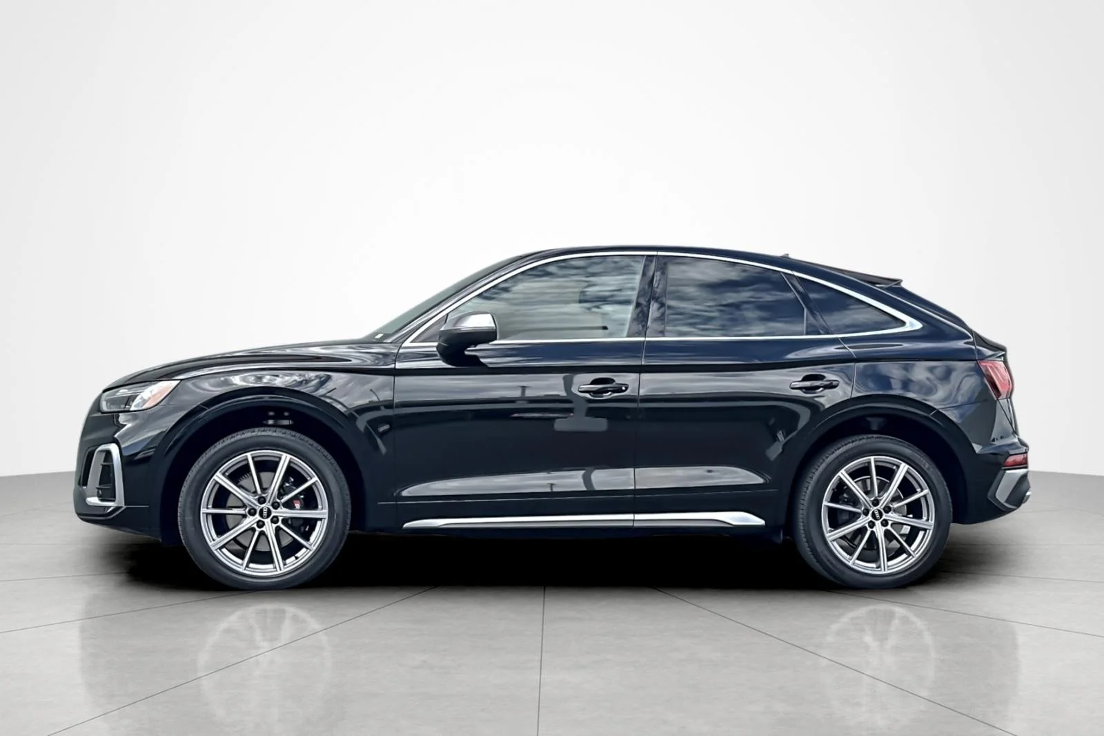Used 2023 BLACK METALLIC Audi Premium Plus image 2