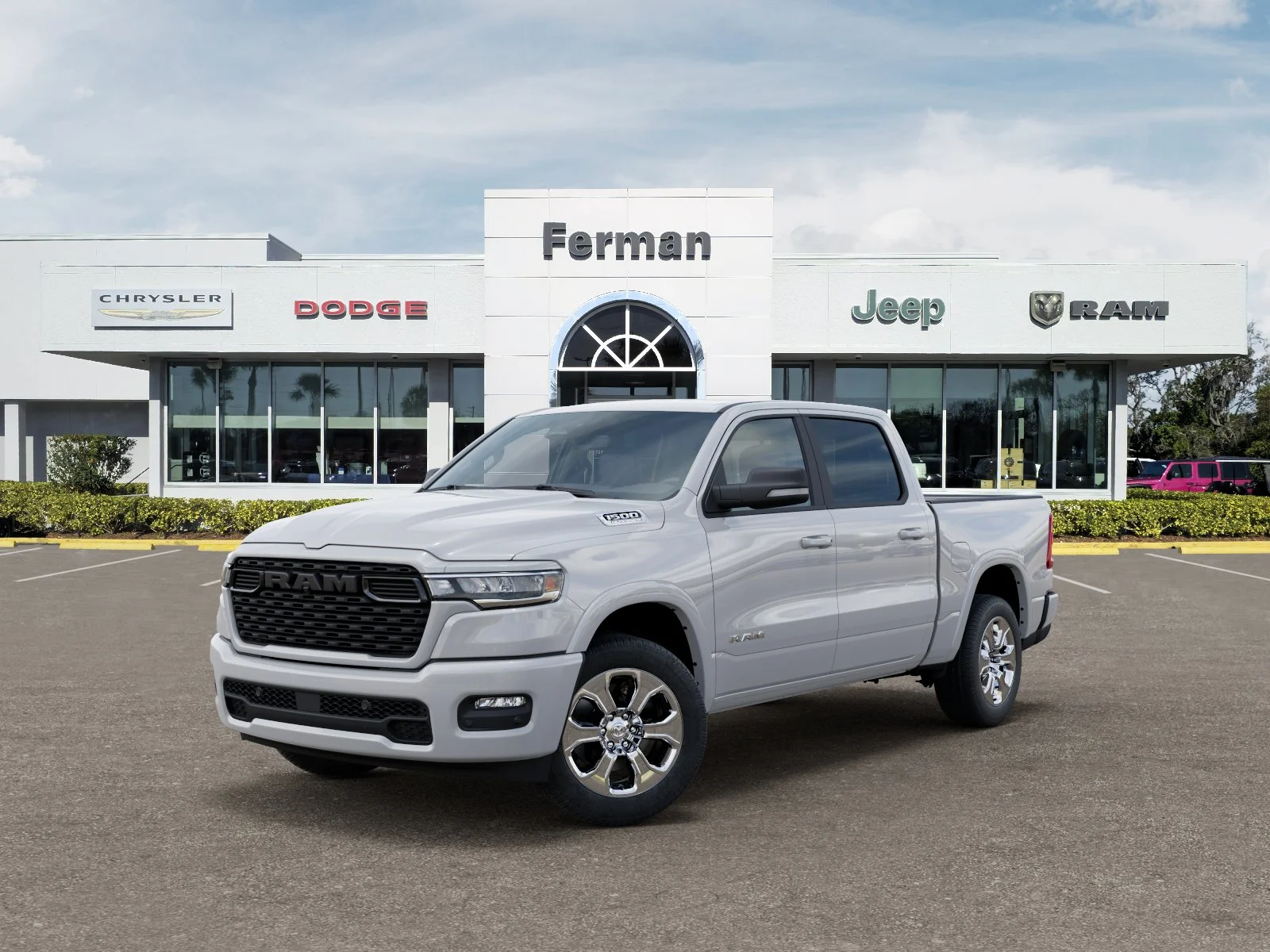 New 2026 Bright White Clearcoat RAM Big Horn/Lone Star image 2