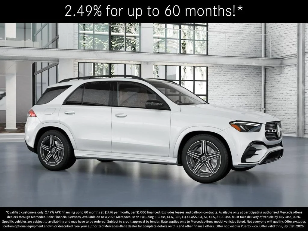 New 2026 MANUFAKTUR Moonlight White Metallic Mercedes-Benz GLE 450 image 55