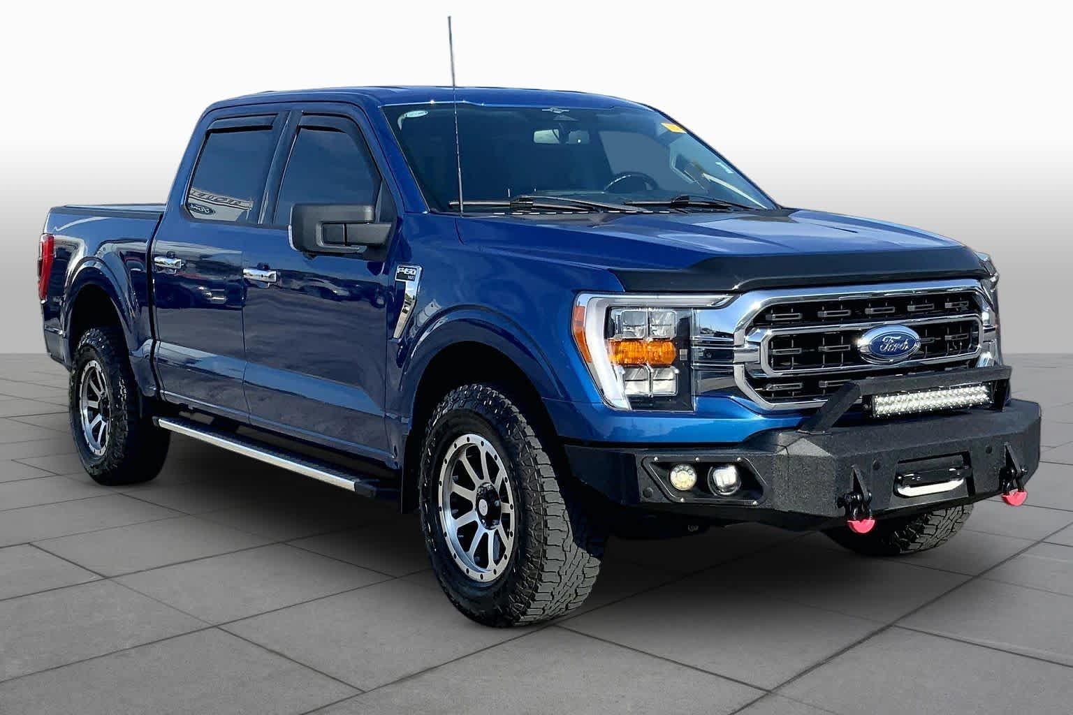 Certified Used 2023 Atlas Blue Metallic Ford XLT image 3