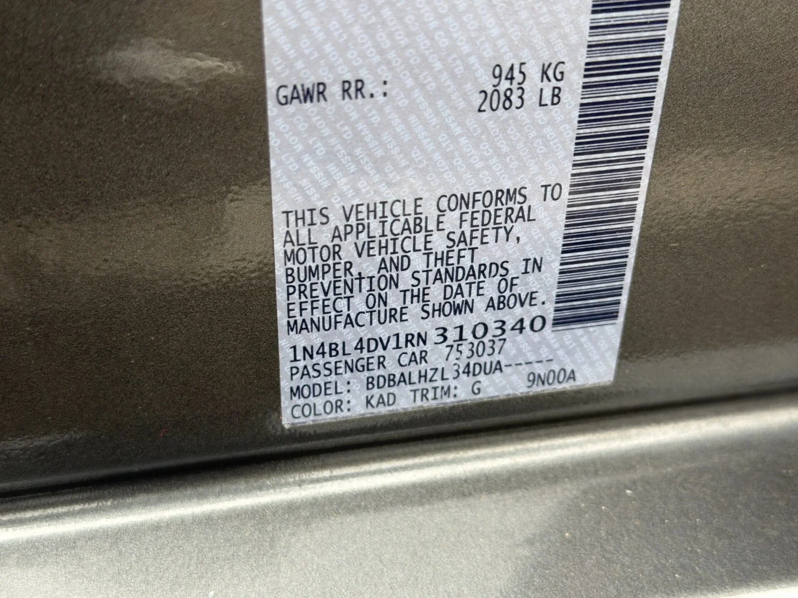 2024 Nissan Altima SV - Photo 40