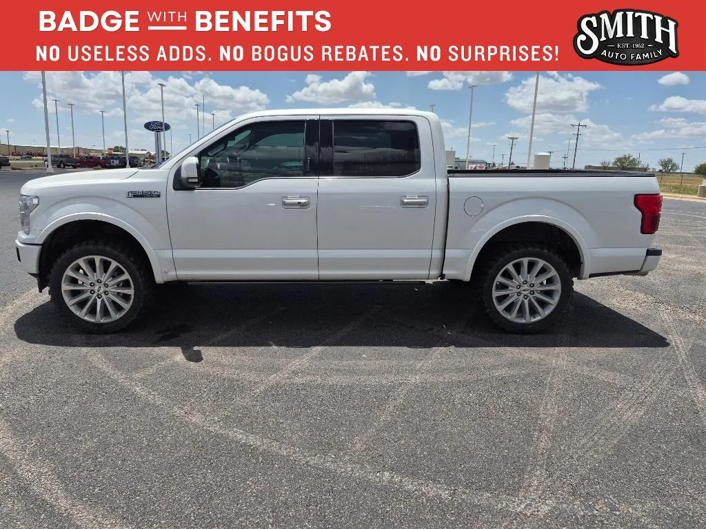 Certified Used 2019 White Platinum Tri-Coat Metallic Ford Limited image 7