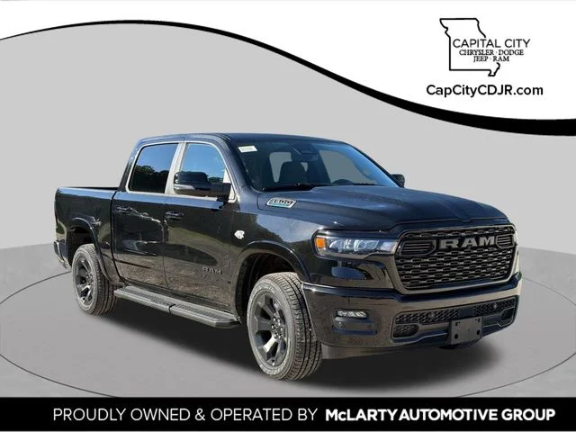 New 2026 Diamond Black Crystal Pearl-Coat Exterior Paint RAM Big Horn/Lone Star image 1