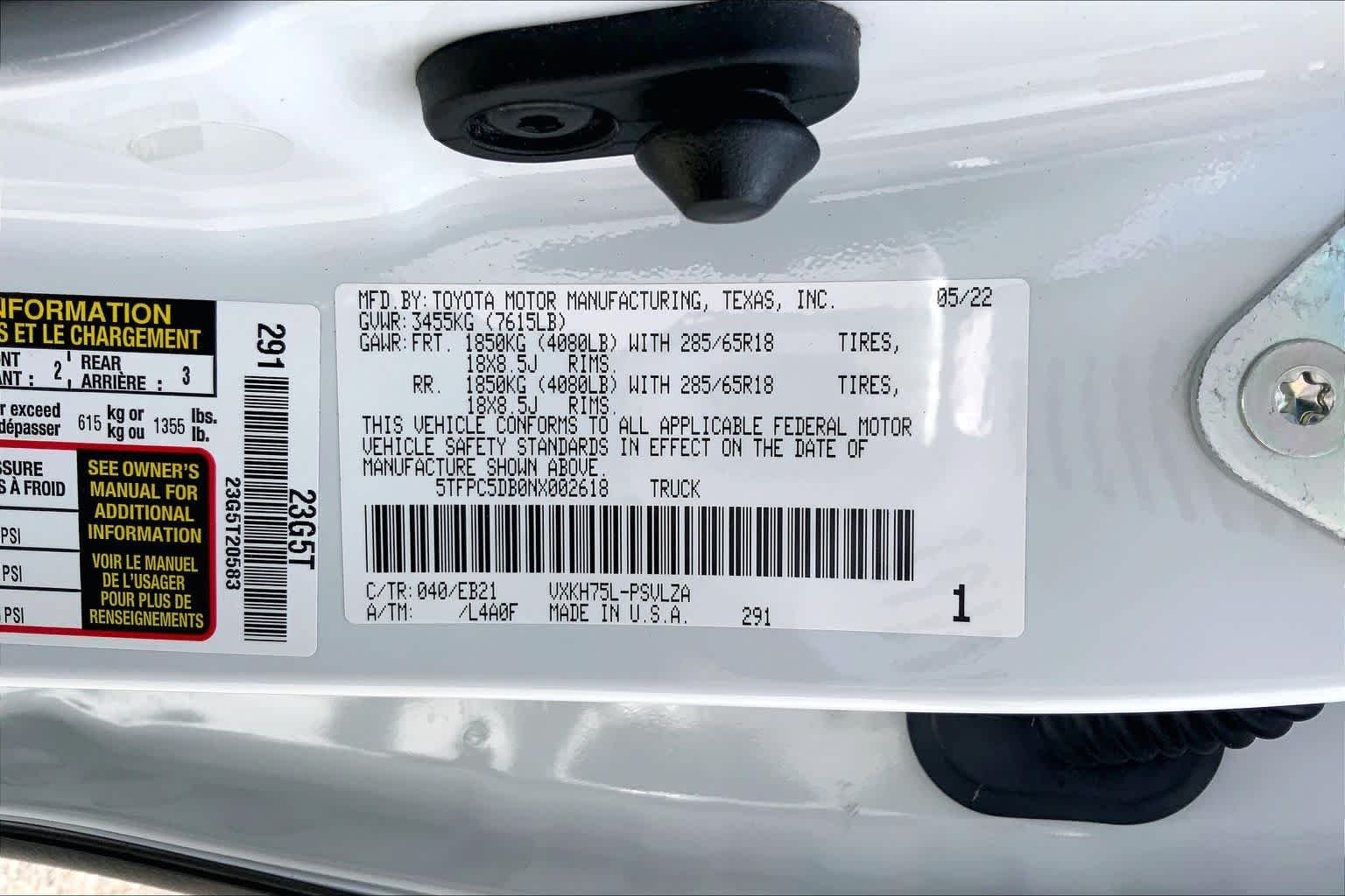 Used 2022 White Toyota TRD Pro Hybrid image 36