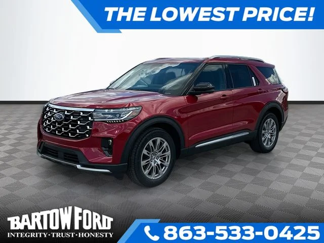 New 2026 Red Metallic Ford Platinum image 1
