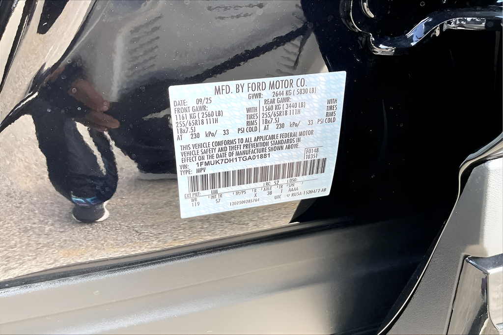 New 2026 Agate Black Metallic Ford Active image 12