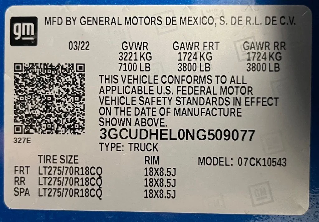 Used 2022 Blue Chevrolet ZR2 image 58