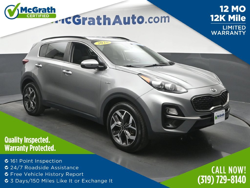 Used 2020 Gray Kia EX image 1