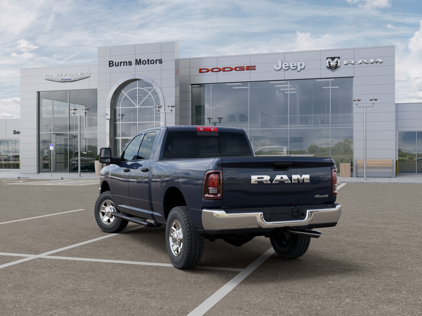New 2027 Forged Blue Metallic Exterior Paint RAM Tradesman image 3