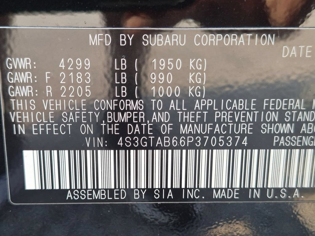 Used 2023 Black Subaru Base image 28