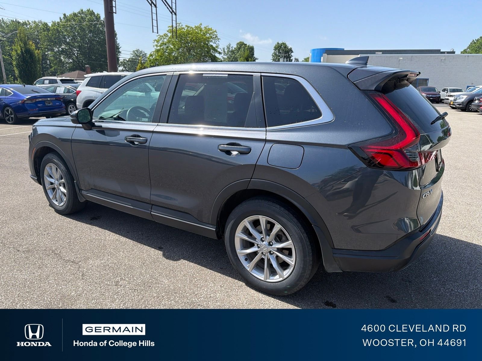 Certified Used 2024 Meteorite Gray Metallic Honda EX image 9