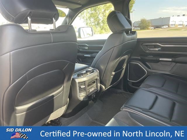 Used 2023 Diamond Black Crystal Pearl Coat Ram Laramie image 18
