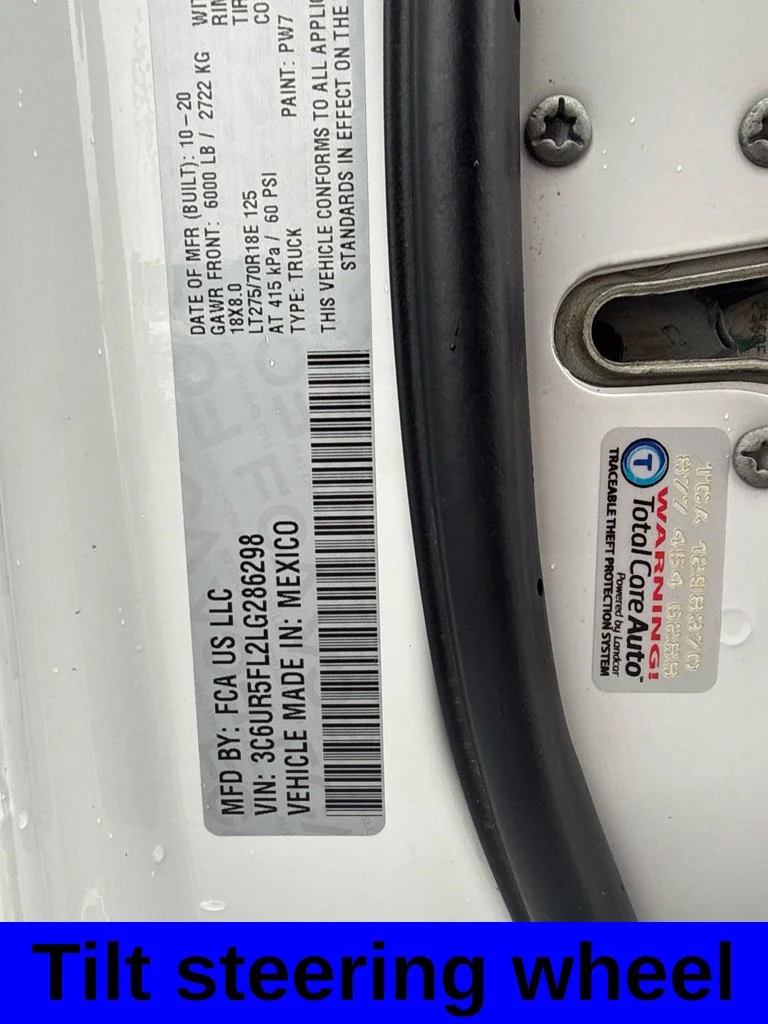Used 2020 Bright White Clearcoat Ram Laramie image 15