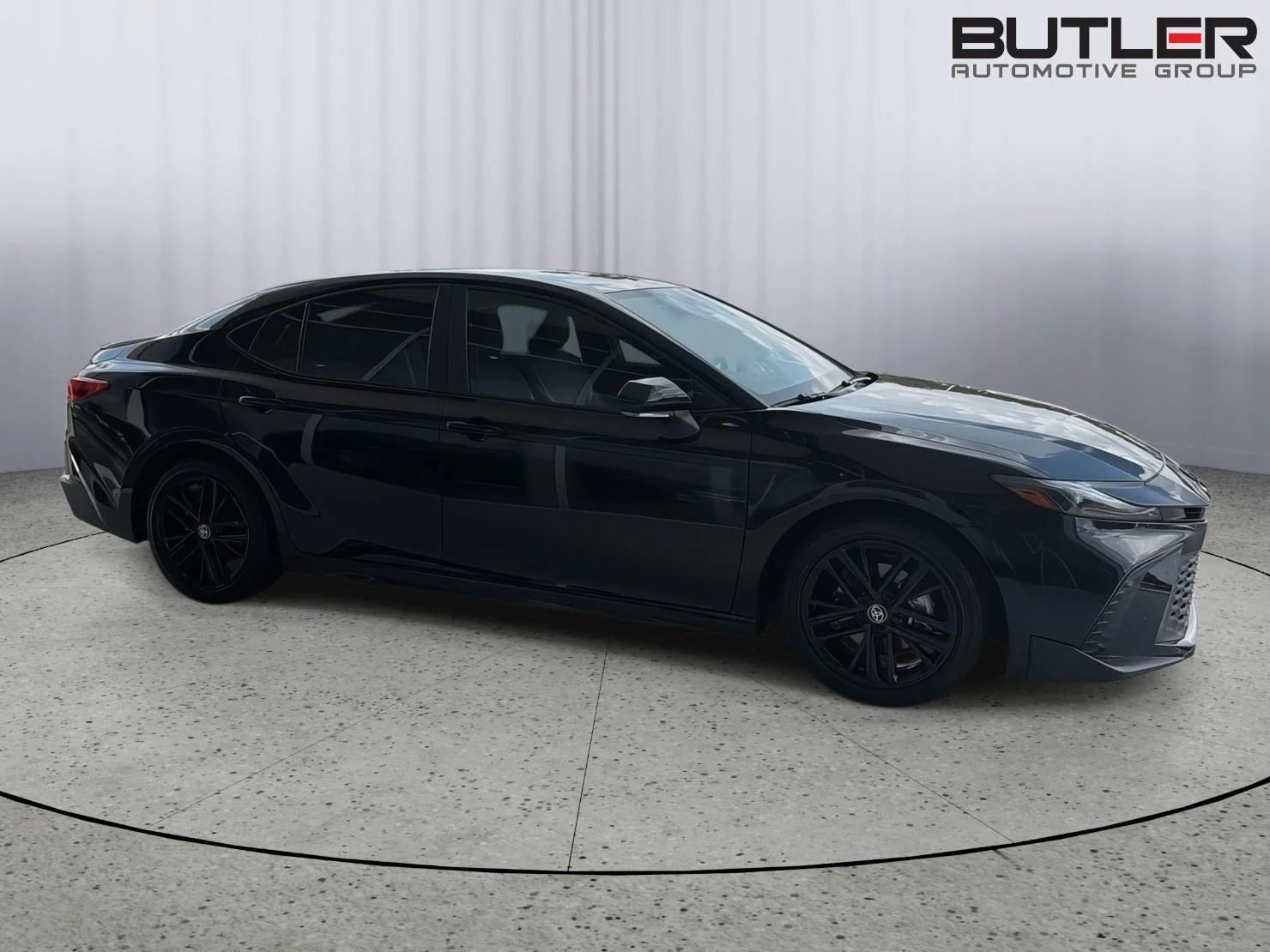 Used 2025 Midnight Black Metallic Toyota SE image 7
